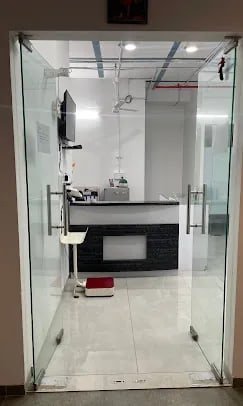 Clinic Entrance & Front Desk at Prudent International Health Clinic, Viman Nagar, Pune